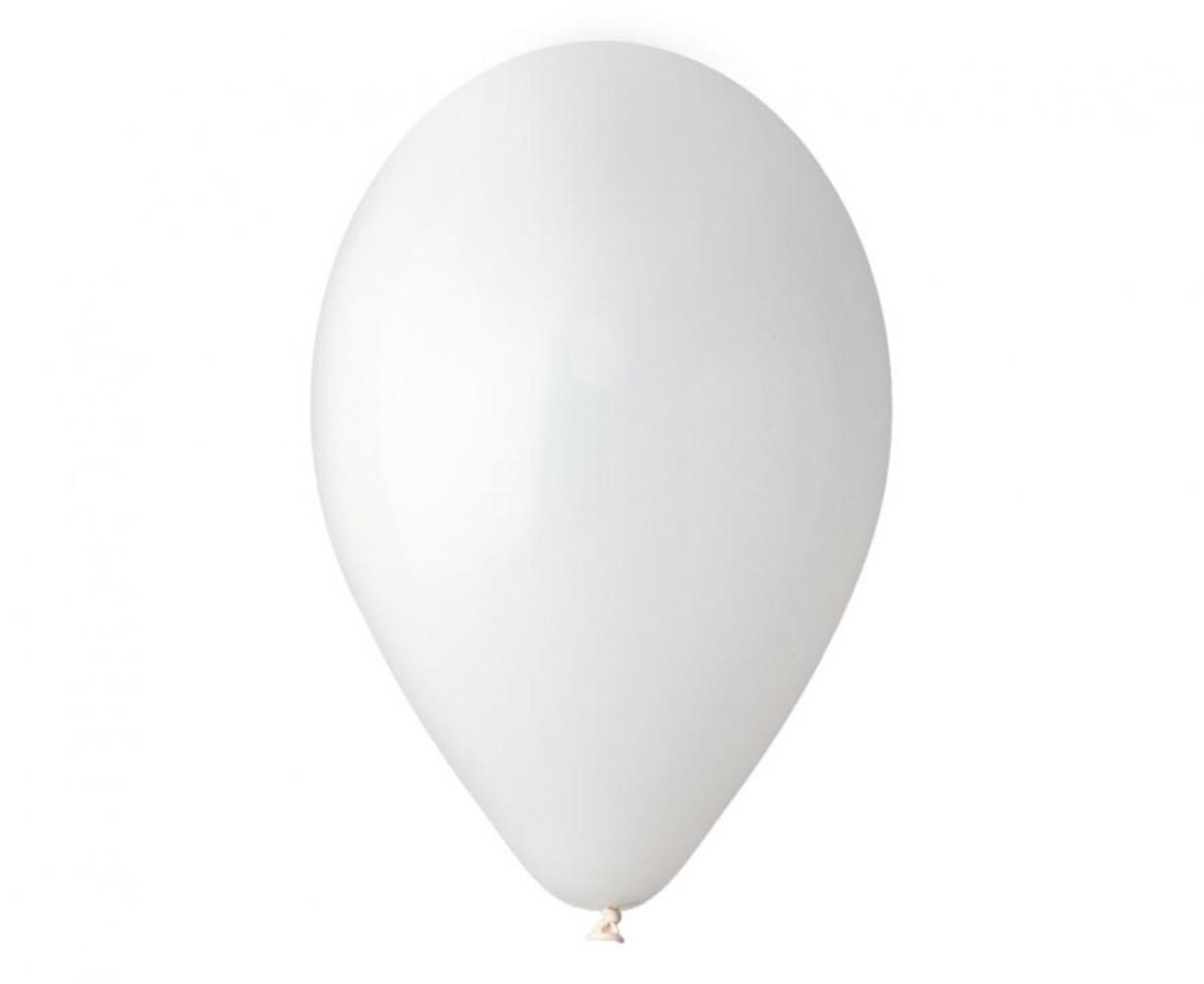 Gemar Weiße Luftballons, 28 cm | 100 Stück
