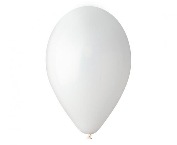 Gemar Witte Ballonnen 28cm | 100 stuks