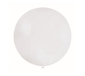 Gemar White Balloons 80cm | 10 pieces