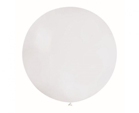 Gemar Weiße Luftballons 80 cm | 10 Stück
