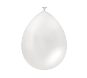 Paper Dreams Witte Ballonnen Metallic 30cm | 10, 25, 50 of 100 stuks