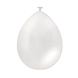 Paper Dreams Ballons métallisés blancs 30 cm | 10, 25, 50 ou 100 pièces