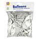 Paper Dreams Witte Ballonnen Metallic 30cm | 10, 25, 50 of 100 stuks