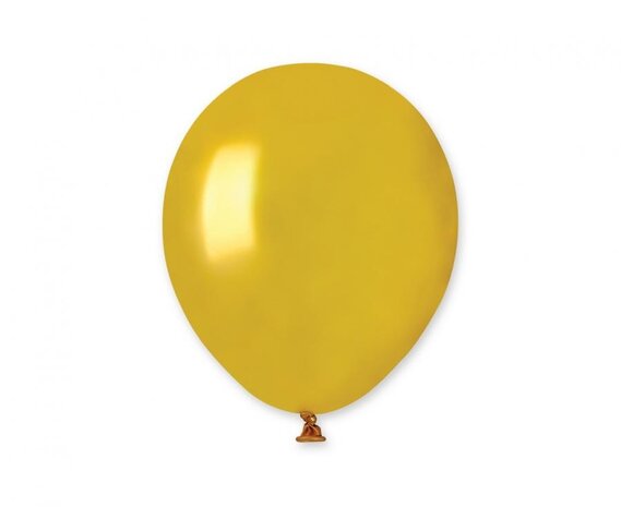 Gemar Gouden Ballonnen 13cm | 100 stuks