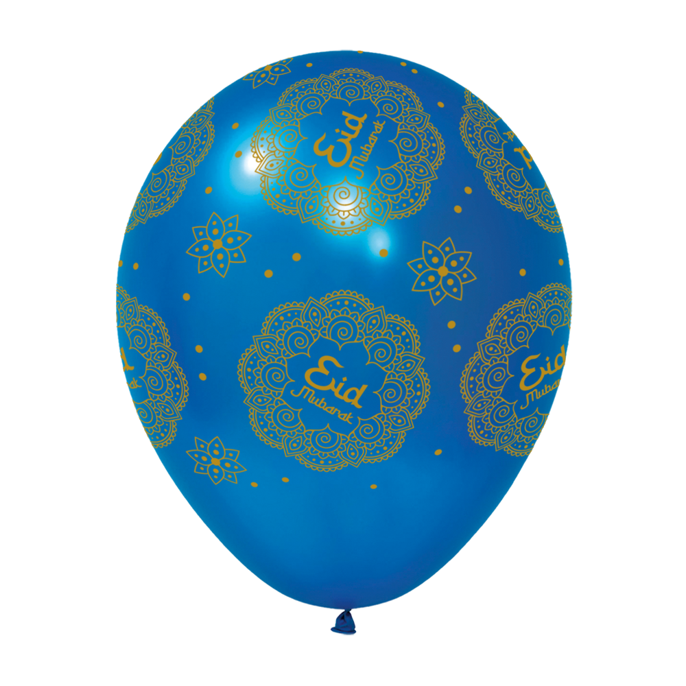 WeFiesta Ballonnen Eid Mubarak 30cm | 6 stuks WeFiesta Ballonnen Eid Mubarak 30cm | 6 stuks