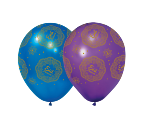 WeFiesta Ballonnen Eid Mubarak 30cm | 6 stuks