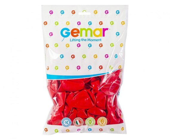 Gemar Rote Luftballons 28 cm | 100 Stück