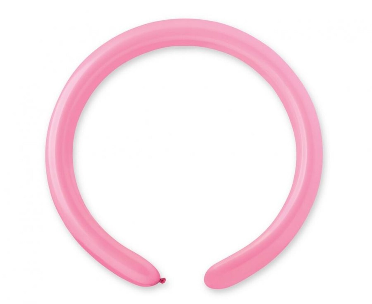 Gemar Ballons de modelage roses D4 | 100 pièces