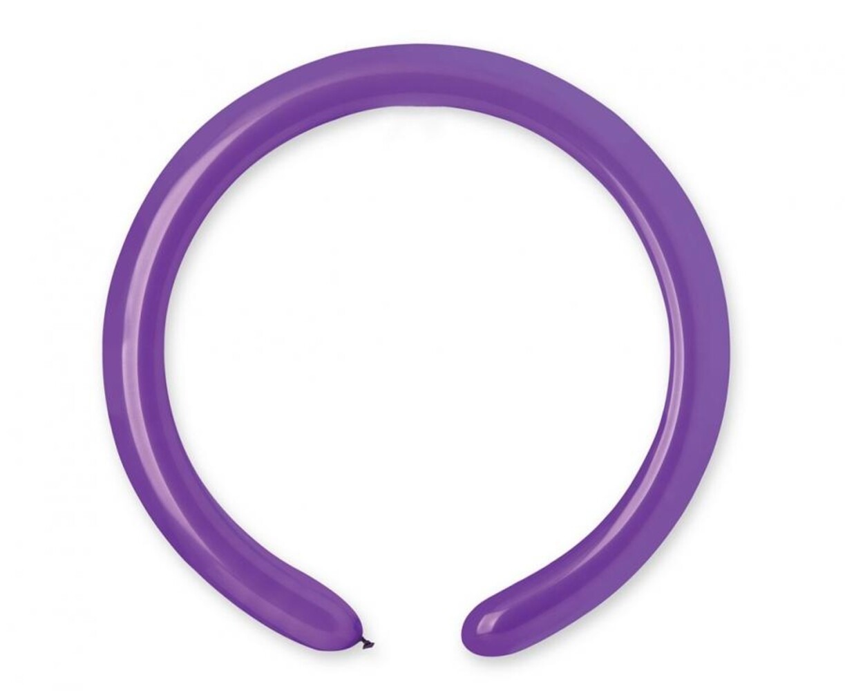 Gemar Lila Modellierballons D4 | 100 Stück