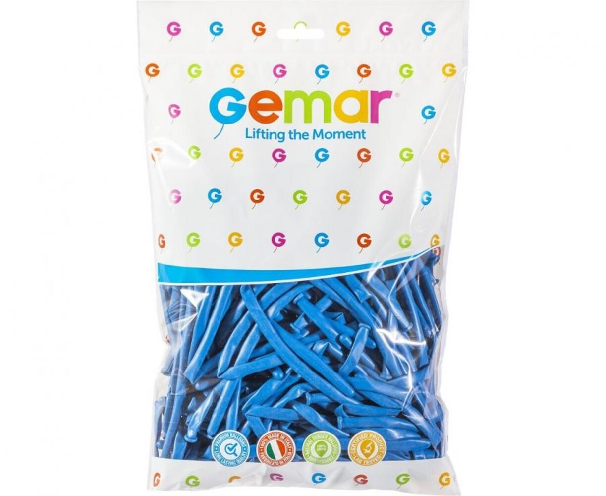 Gemar Blue Modeling Balloons D4 | 100 pieces