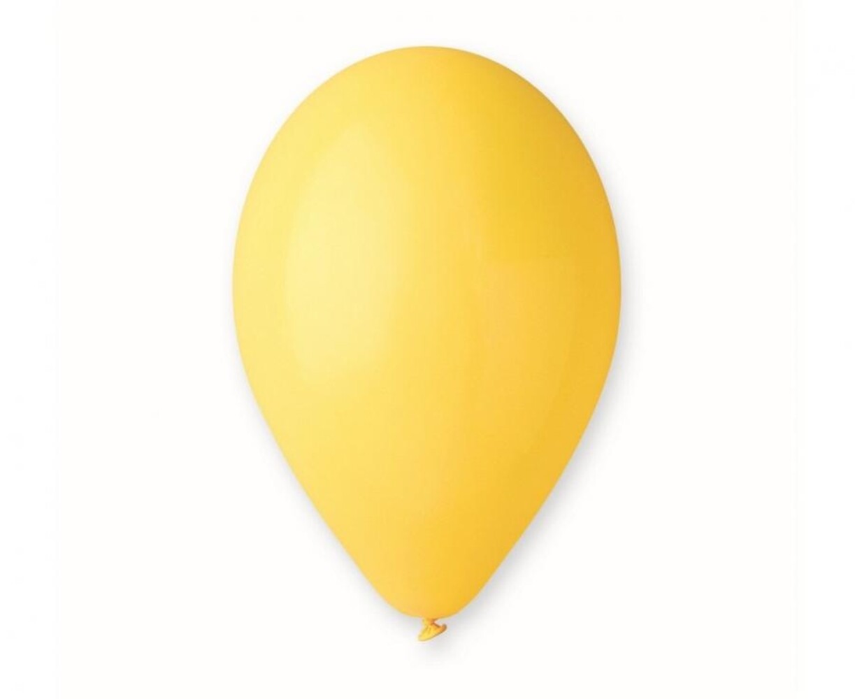 Gemar Yellow Balloons 28cm | 100 pieces