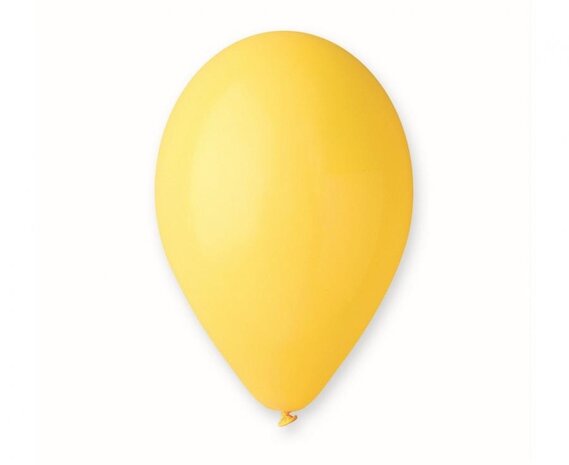 Gemar Yellow Balloons 28cm | 100 pieces