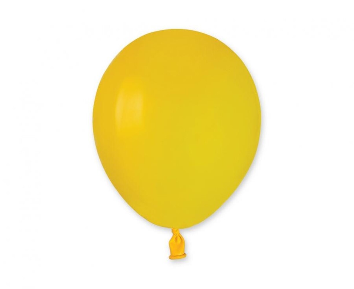 Gemar Yellow Balloons 13cm | 100 pieces