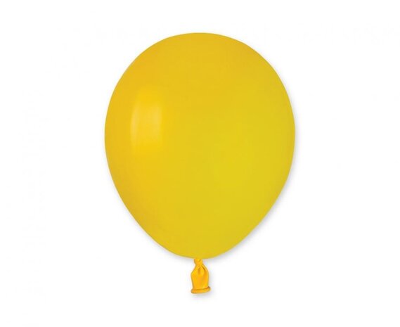 Gemar Yellow Balloons 13cm | 100 pieces