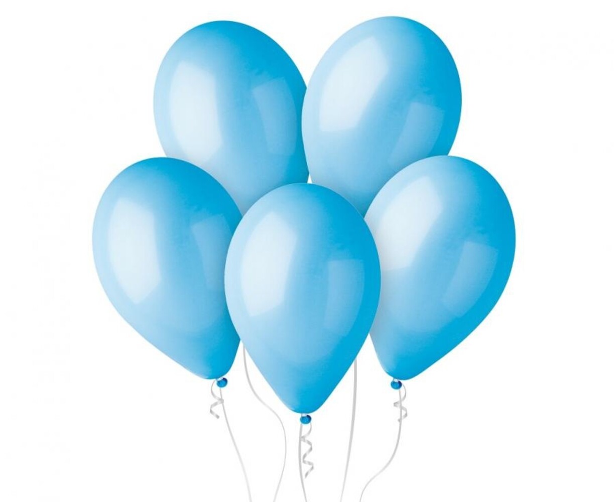Gemar Ballons bleu clair 28 cm | 100 pièces