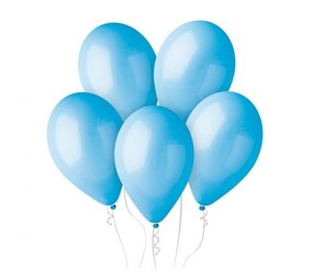Gemar Light Blue Balloons 28cm | 100 pieces