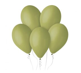 Gemar Olive Green Balloons 28cm | 100 pieces
