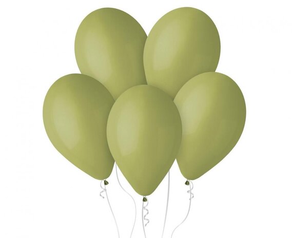Gemar Olivgrüne Luftballons, 28 cm | 100 Stück