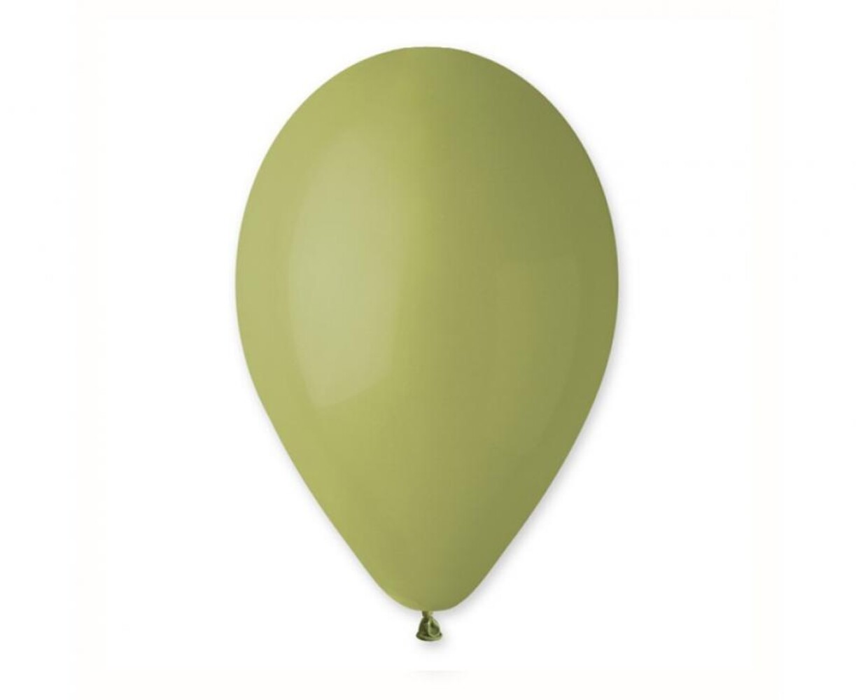 Gemar Olive Green Balloons 28cm | 100 pieces