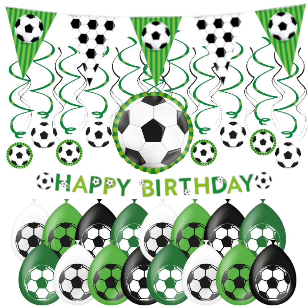 Paper Dreams Complete Football Party Package | Decorations | 32-piece