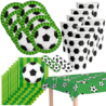 Paper Dreams Forfait complet pour une fête sur le thème du football | Décoration de table | 16 personnes