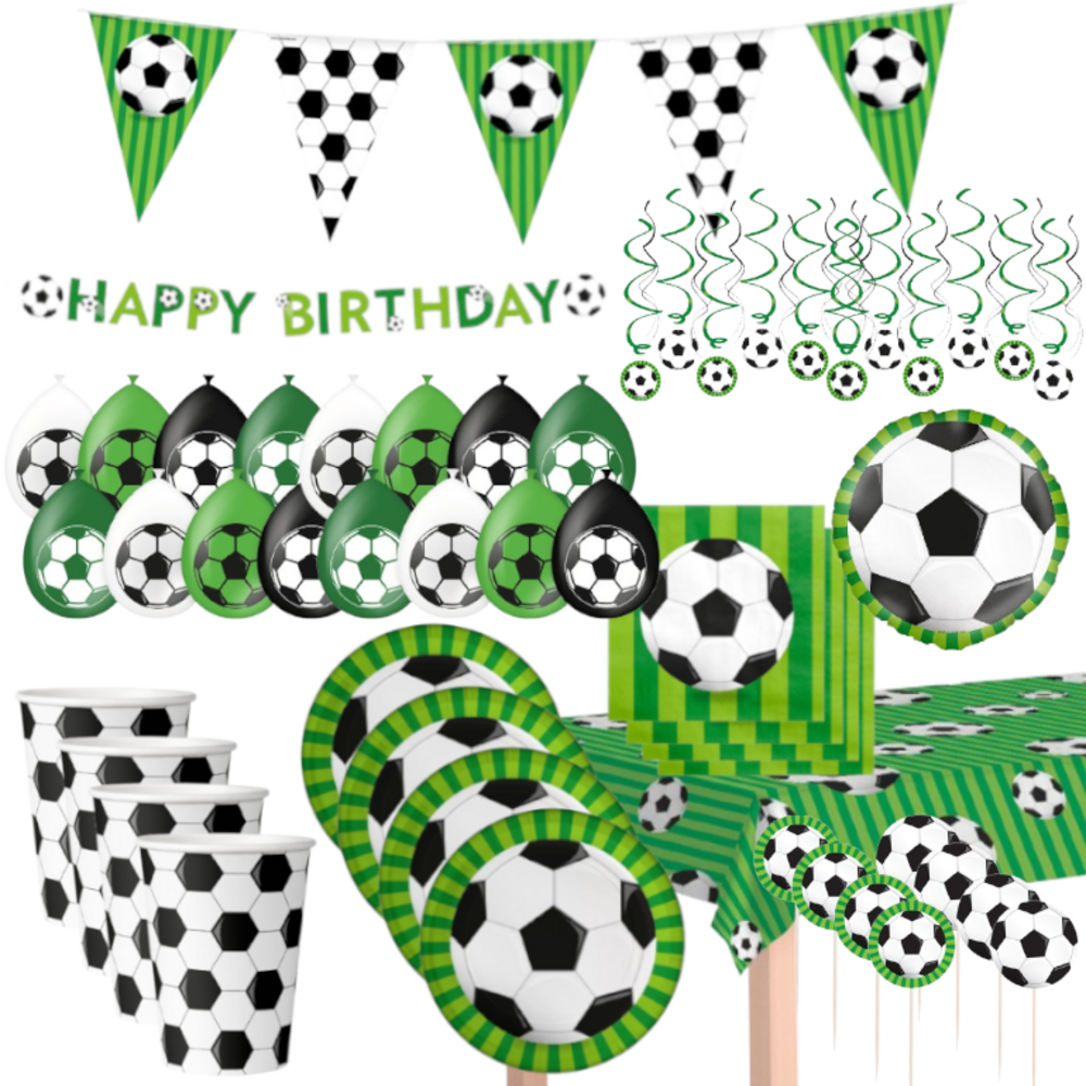 Paper Dreams Complete Football Party Package | Decorations & Table Decorations | 67-piece