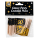 Paper Dreams Cocktail Prikkers 50 jaar Classy 6,5cm | 50 stuks