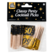 Paper Dreams Cocktailspieße „50 Years Classy“, 6,5 cm | 50 Stück