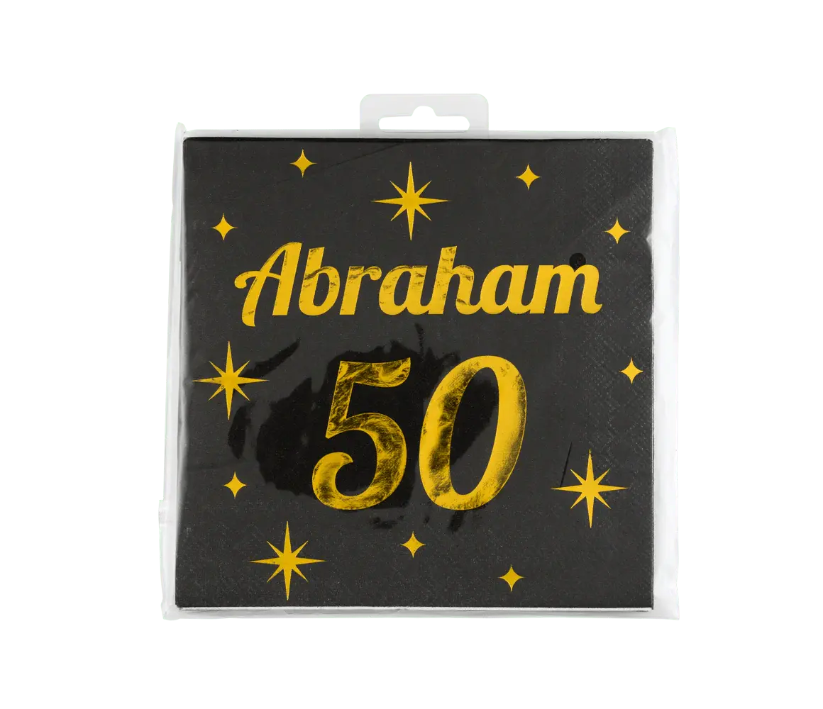 Paper Dreams Servetten Abraham 50 Classy 33x33cm | 16 stuks