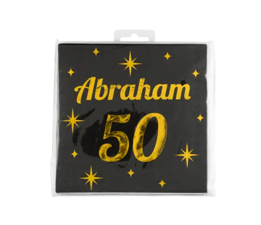 Paper Dreams Servetten Abraham 50 Classy 33x33cm | 16 stuks
