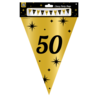 Paper Dreams Flaggengirlande „50 Jahre Stilvoll“ | 10 Meter