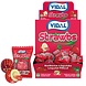 Vidal Chewing-gum à la fraise et aux pailles, 5 grammes | 20 pièces