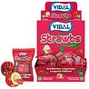 Vidal Aardbei Strawbs Straw Kauwgum 5 gram | 20 stuks