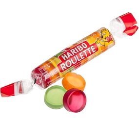 Haribo Roulette Rollen 25gr | per stuk