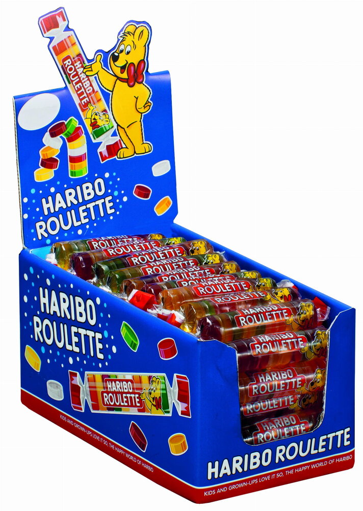 Haribo Roulette Rollen 25gr | per stuk
