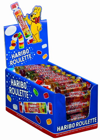 Haribo Roulette Rollen 25gr | per stuk