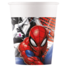 Procos Party Spiderman Bekers World Of Webs 200ml | 8 stuks Procos Party Spiderman Bekers World Of Webs 200ml | 8 stuks