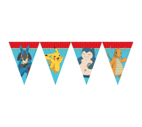 Procos Party Pokémon-Wimpelkette 2,3 m | pro Stück