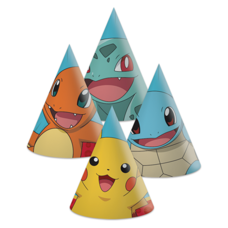 Procos Party Pokemon Party Hats | 6 pieces