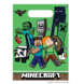 Procos Party Minecraft-Papiertüten für Partys, 23 x 17 cm | 6 Stück