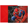 Procos Party Spiderman World of Webs Invitations | 6 pieces