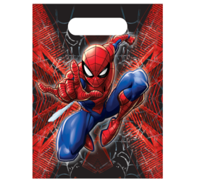 Procos Party Spiderman Uitdeelzakjes World Of Webs 16x22cm  | 6 stuks