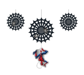 Procos Party Spiderman Hangdecoratie World Of Webs | 3 stuks
