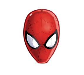 Procos Party Spiderman Maskers | 6 stuks