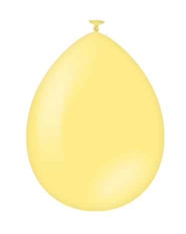 Paper Dreams Ballons jaune pastel 30 cm | 10 pièces