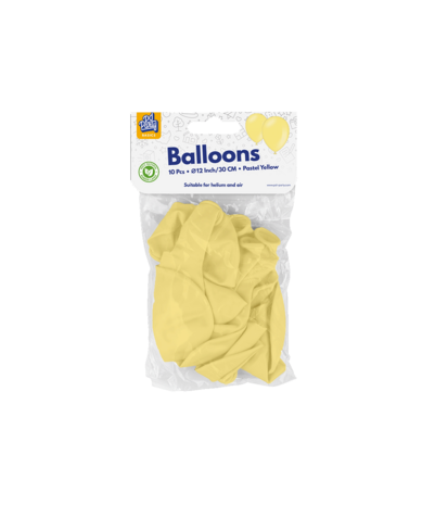 Paper Dreams Gele Ballonnen Pastel 30cm | 10 stuks