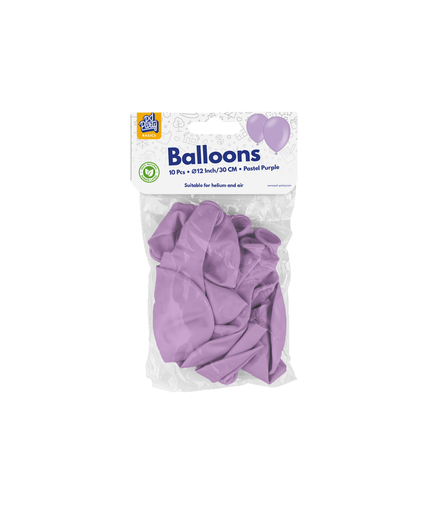 Paper Dreams Ballons violet pastel 30 cm | 10 pièces