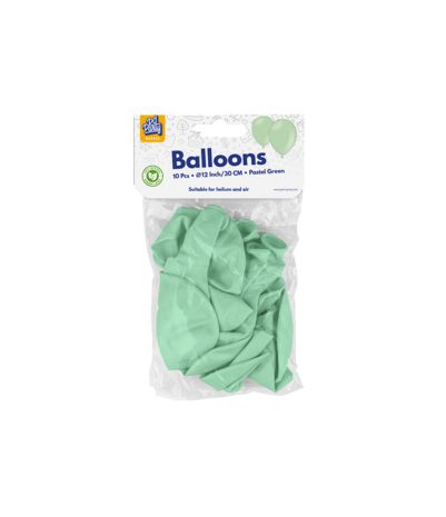 Paper Dreams Ballons vert pastel 30 cm | 10 pièces