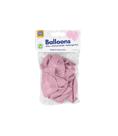 Paper Dreams Licht Roze Ballonnen Pastel 30cm | 10 stuks