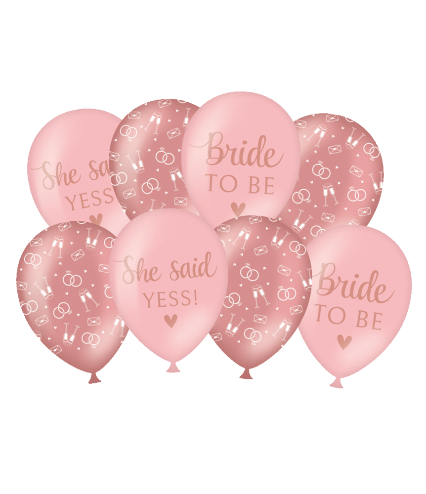 Paper Dreams Bride To Be balloons 30 cm | 8 pieces